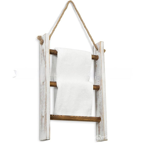 Étagère À Serviettes En Bois – Style Moderniste Épuré
