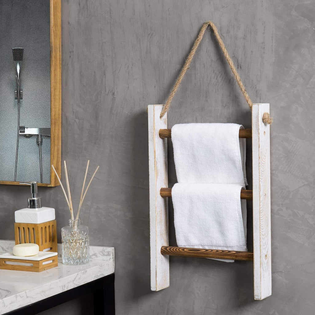 Étagère À Serviettes En Bois – Style Moderniste Épuré