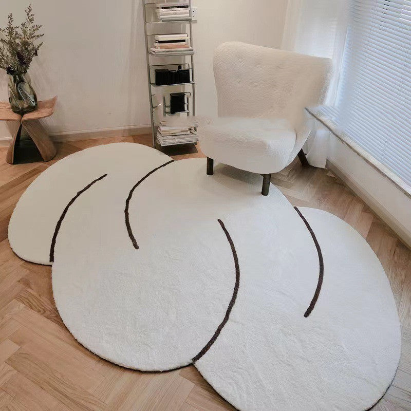 Tapis Cachemire Japonais Crème – Design Épuré