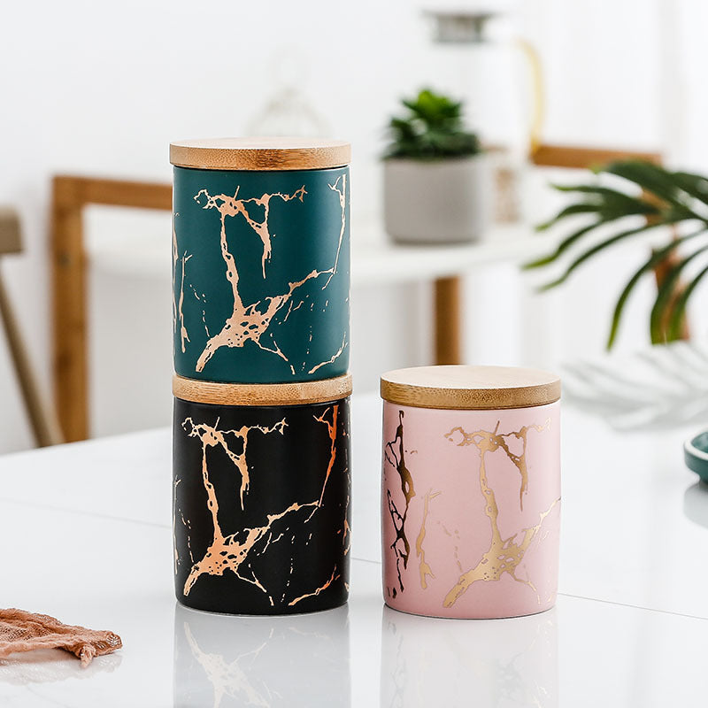 Pot De Rangement Alimentaire En Céramique – Hermétique Et Élégant